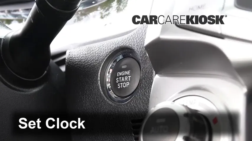 2018 Toyota 4Runner SR5 4.0L V6 Reloj Fijar hora de reloj